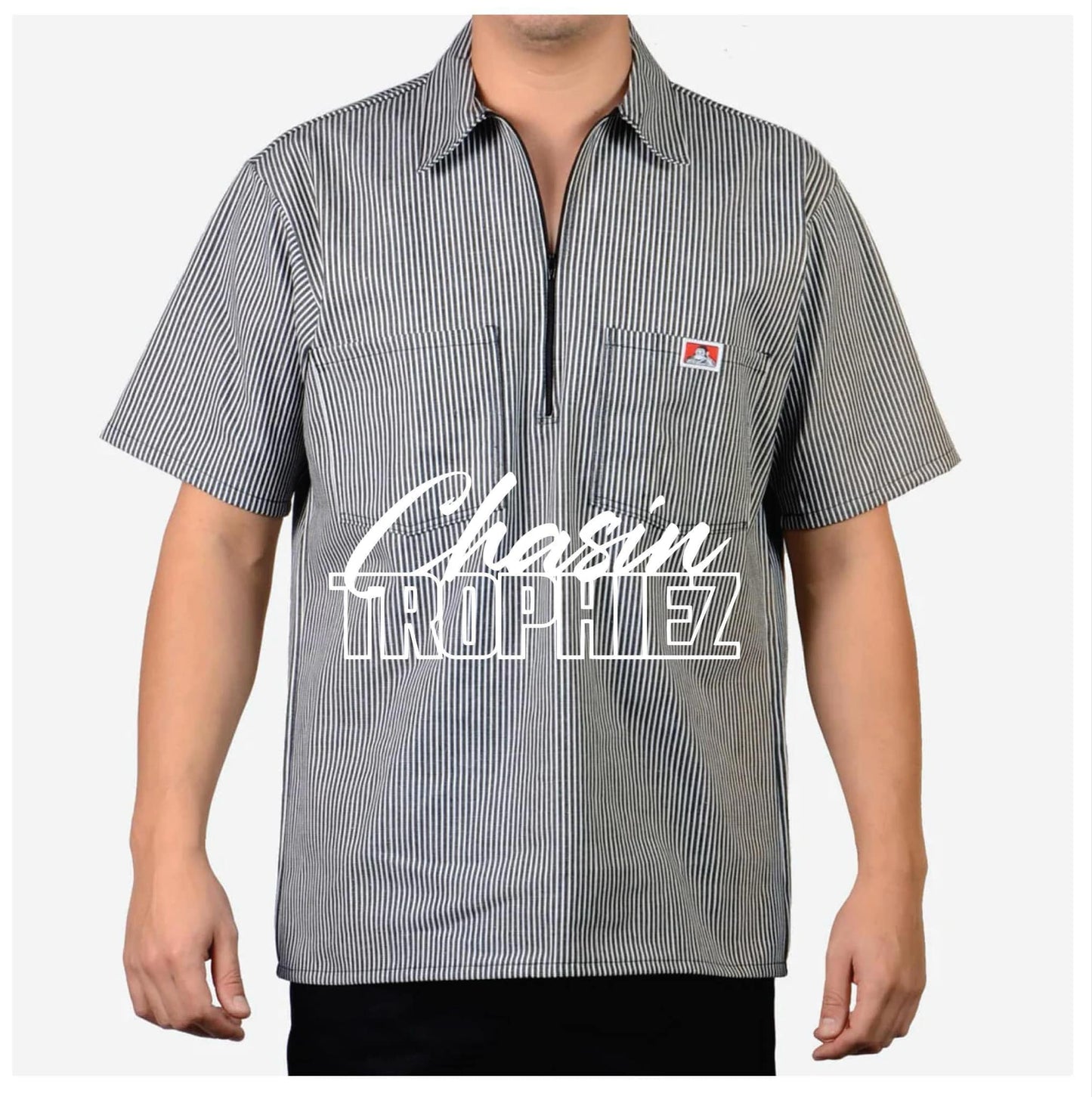 Chasin Trophiez X Ben Davis Half Zipper Shirt