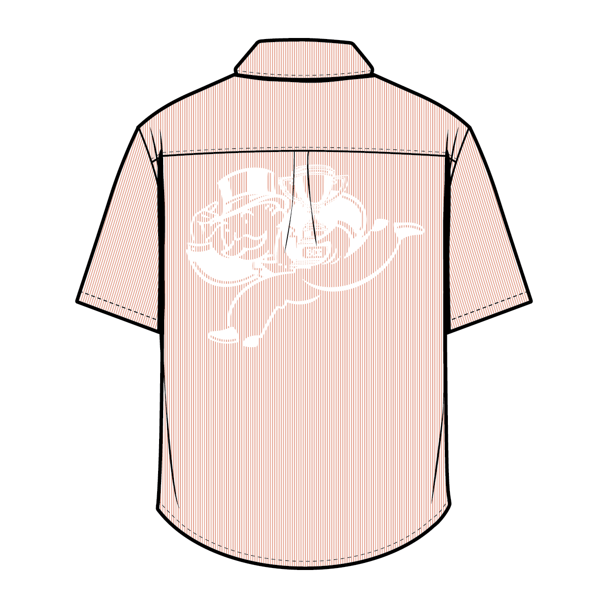 BCG x Ben Davis 1/2 Zip Work Shirt