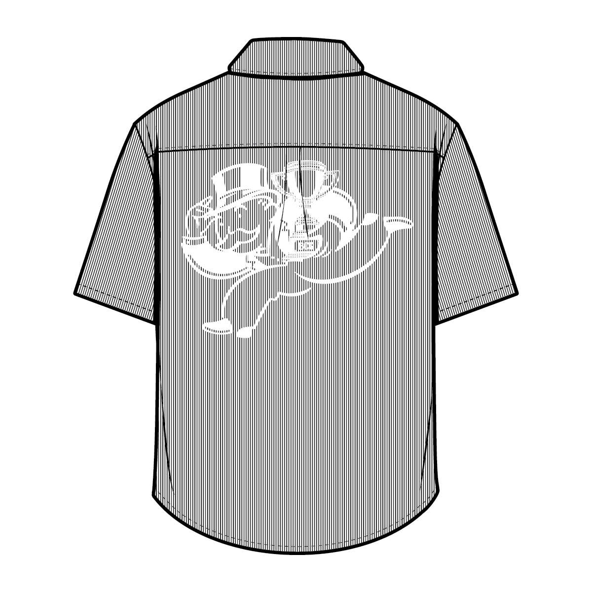 BCG x Ben Davis 1/2 Zip Work Shirt
